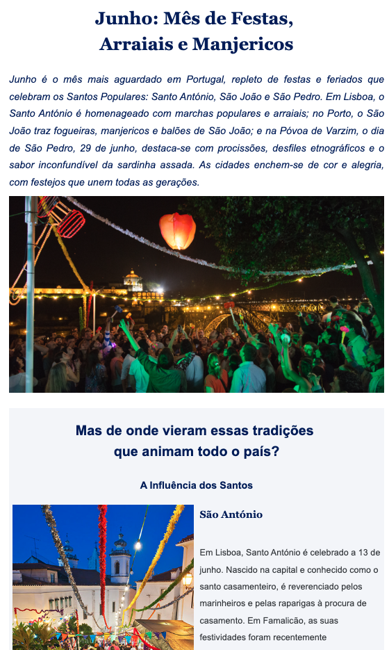 mes de junho festa portugal